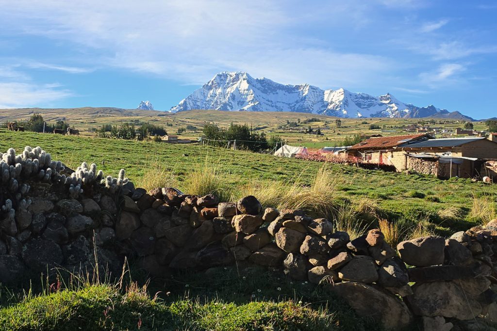 Ausangate mountain backdrop showcasing the diversity of Peru