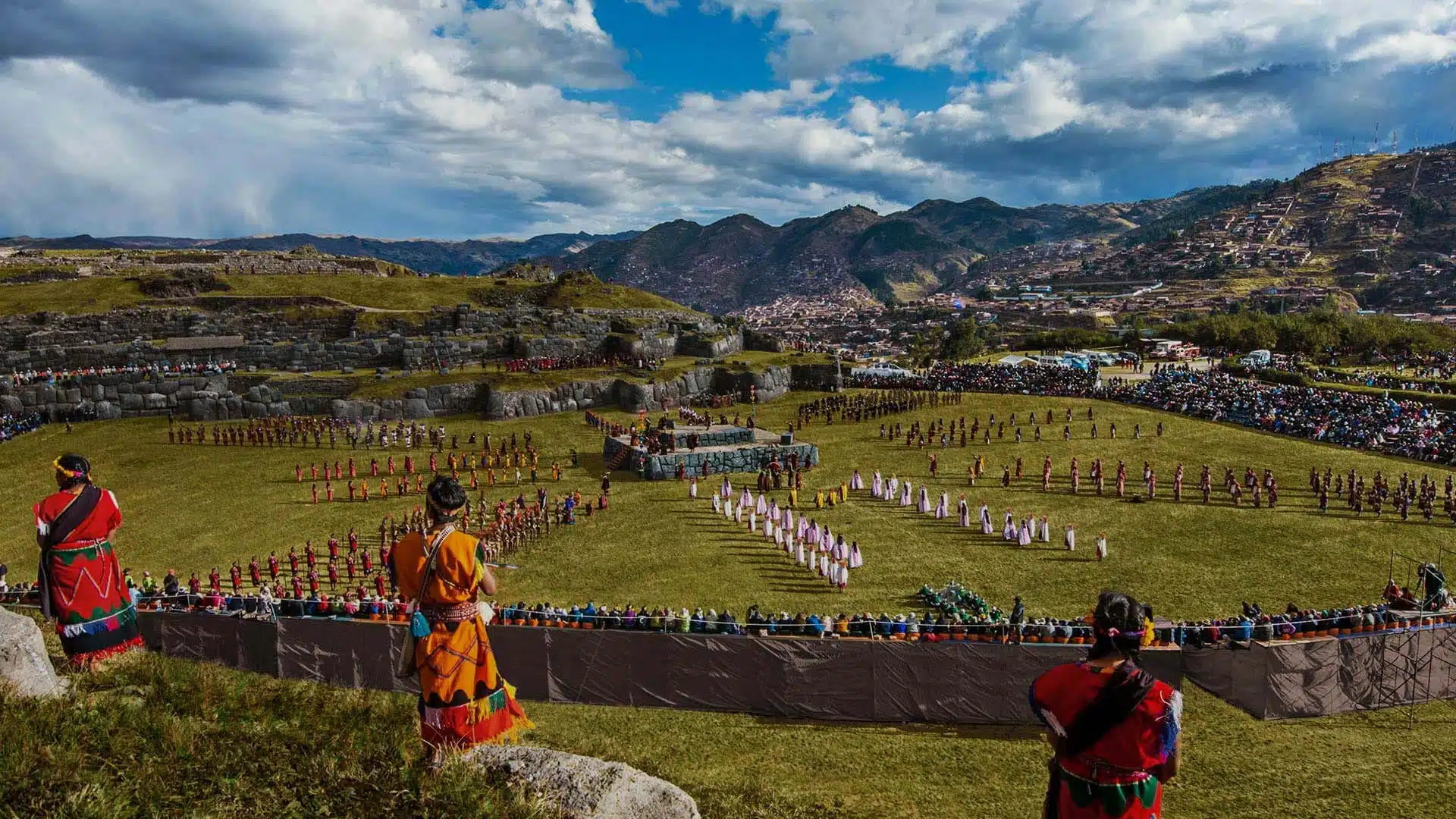 Inti Raymi at Sacsayhuaman, Cusco Inti Raymi ceremony at Sacsayhuaman in Cusco