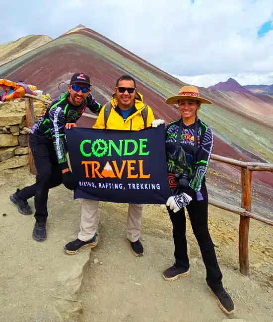 Conde Travel — Rainbow Mountain Conde Travel at Rainbow Mountain, Cusco