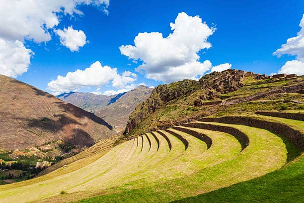 Pisac Inca Terraces, Peru Pisac Inca terraces in the Sacred Valley of Peru