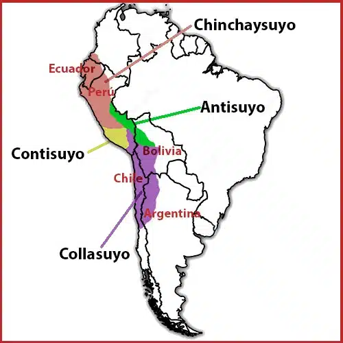 Inca Empire: History, Religion, and the Best Places to Visit in Cusco 2 map of the inca empire