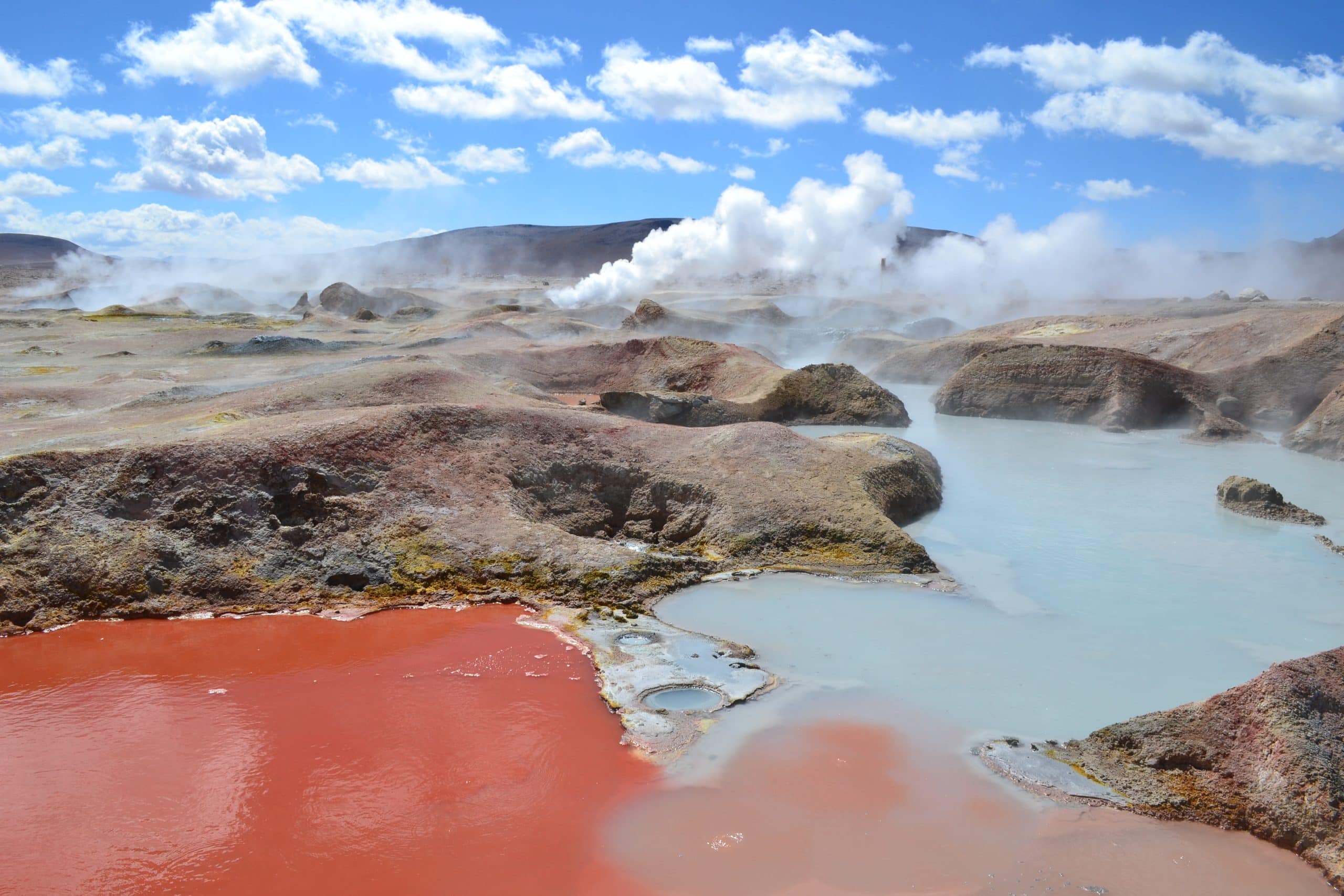 Sol de Mañana geysers in Eduardo Avaroa Reserve, one of Bolivia’s most unique tourist attractions