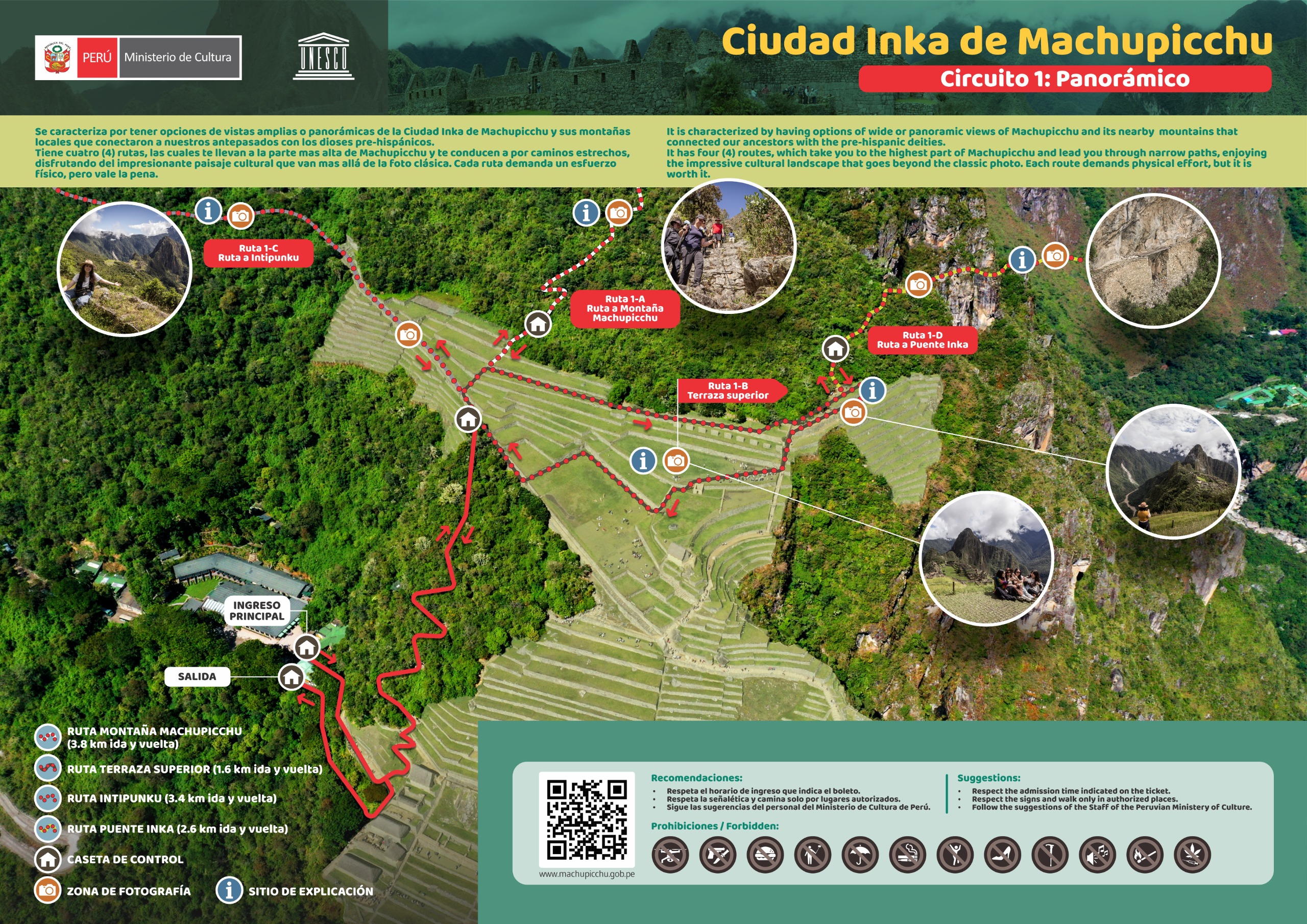 Tourist ticket for Machu Picchu 2026 1 Inca City of Machu Picchu: Circuit 1