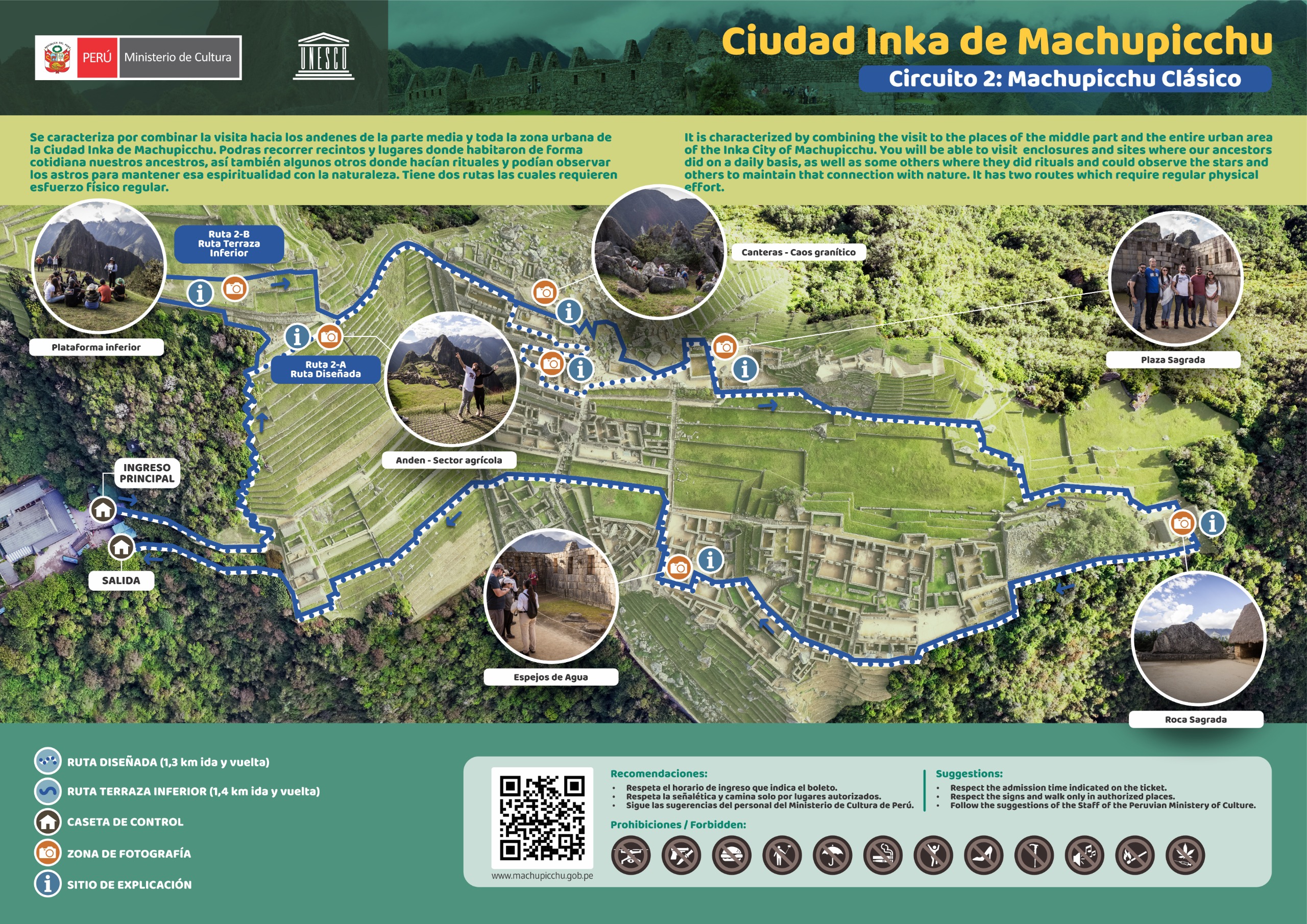 Tourist ticket for Machu Picchu 2026 2 Inca City of Machu Picchu: Circuit 2