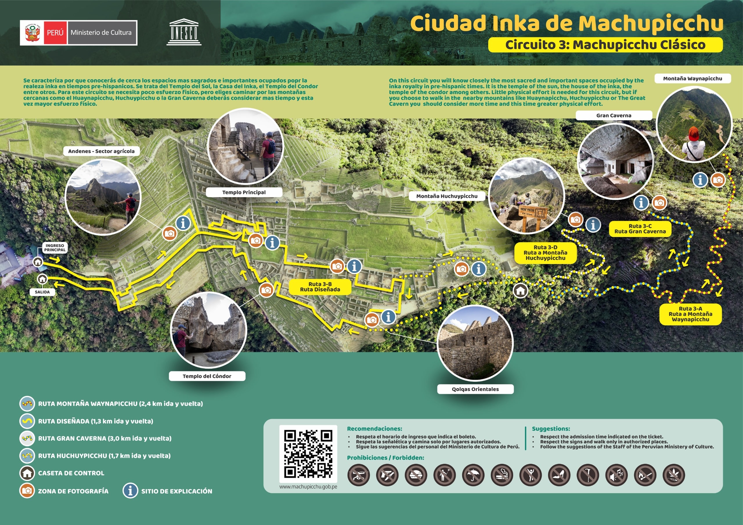 Tourist ticket for Machu Picchu 2026 3 Inca City of Machu Picchu: Circuit 3
