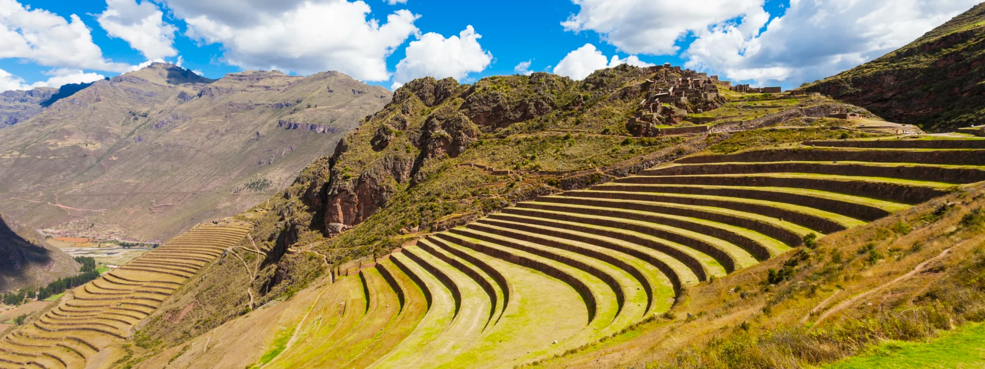 Pisac or Pisaq, terraces in Cusco