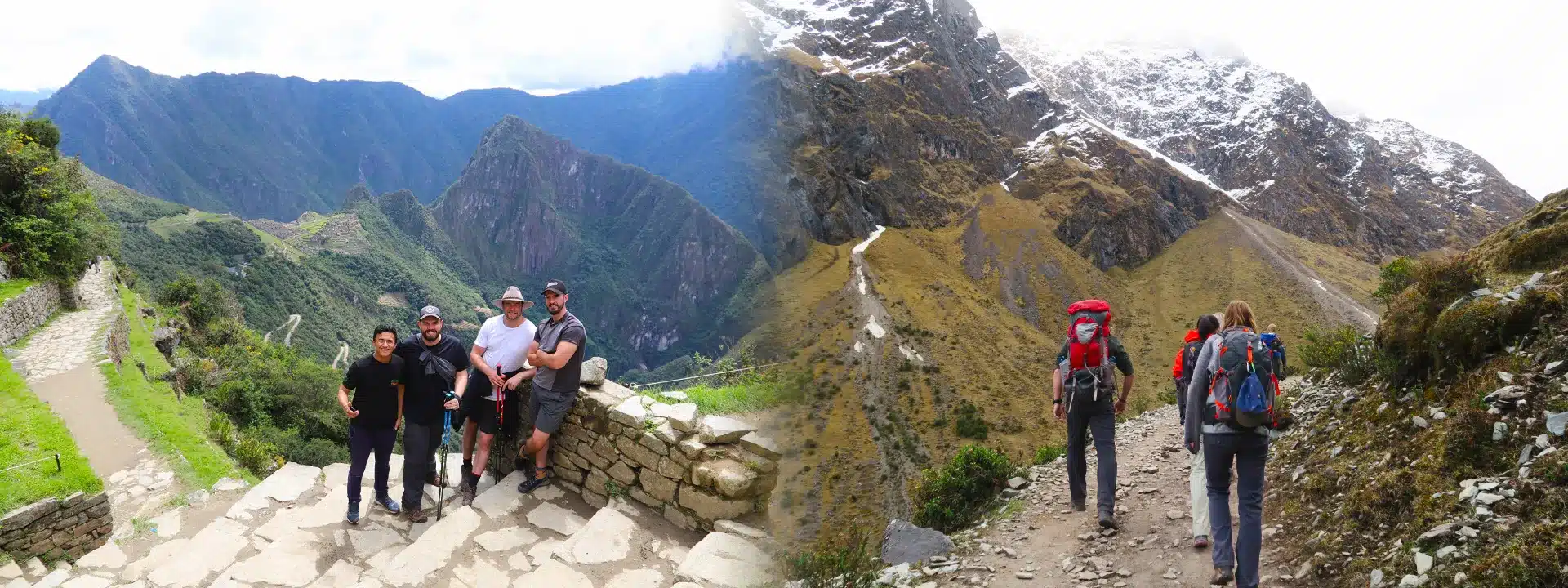 Inca Trail vs Salkantay Trek comparison near Machu Picchu