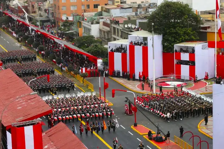 Peru Independence Day: History, Traditions & Travel Guide 2 Grand Military Parade held in Lima during Peru Independence Day celebrations.