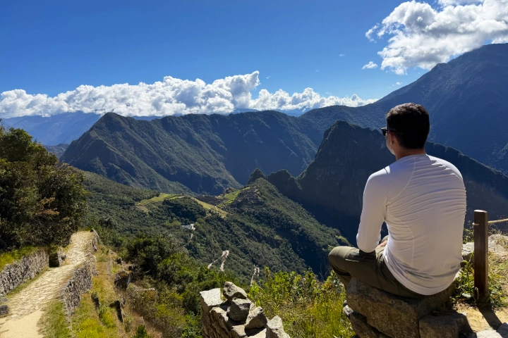 Classic Inca Trail vs Short Inca Trail: Which Trek Is Right for You? 7 View from Inti Punku (Sun Gate) overlooking Machu Picchu at the end of the Inca Trail