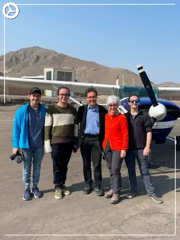 Paracas, Ballestas Islands, Huacachina & Nazca: The Perfect 2-Day Peru Itinerary 7 Travelers before boarding the Nazca Lines scenic flight in southern Peru
