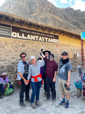 Ollantaytambo Peru: The Complete Visitor Guide to the Living Inca Town 11 Visitors starting a guided tour at Ollantaytambo in Peru's Sacred Valley