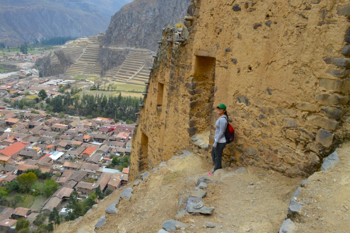 Ollantaytambo Peru: The Complete Visitor Guide to the Living Inca Town 2 Pinkuylluna Inca storehouses overlooking Ollantaytambo