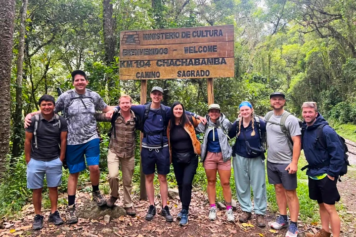 Classic Inca Trail vs Short Inca Trail: Which Trek Is Right for You? 3 Short Inca Trail starting point at Km 104 near Wiñay Wayna