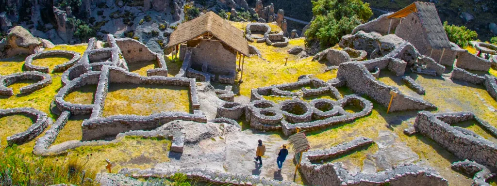T'aqrachullo Inca Fortress near Cusco, an ancient archaeological site located above 4,000 meters in the Peruvian Andes.