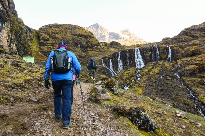 Way to Machu Picchu: discover the train and trekking routes 5 Hiker on the Lares Trek to Machu Picchu