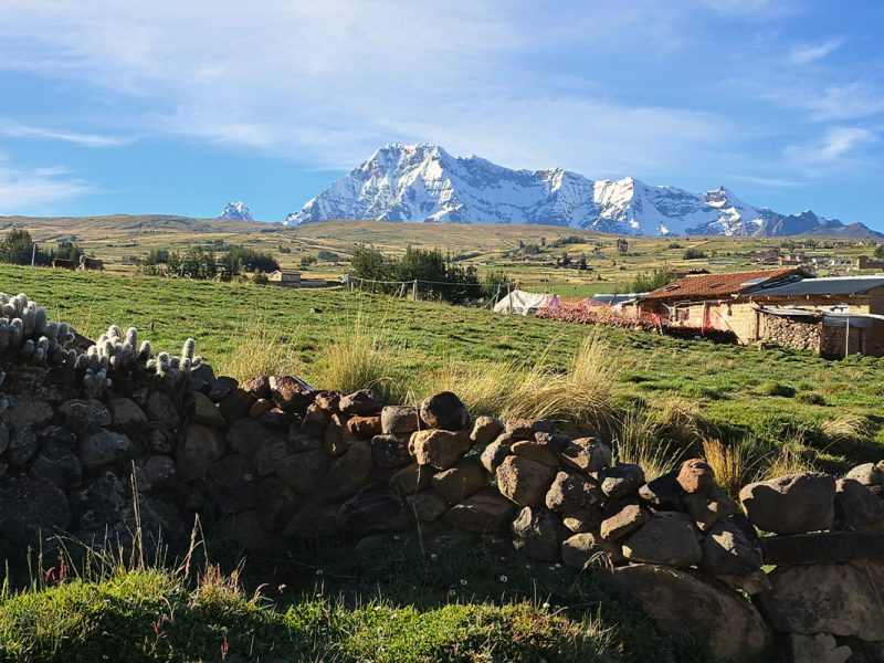 Ausangate mountain backdrop showcasing the diversity of Peru